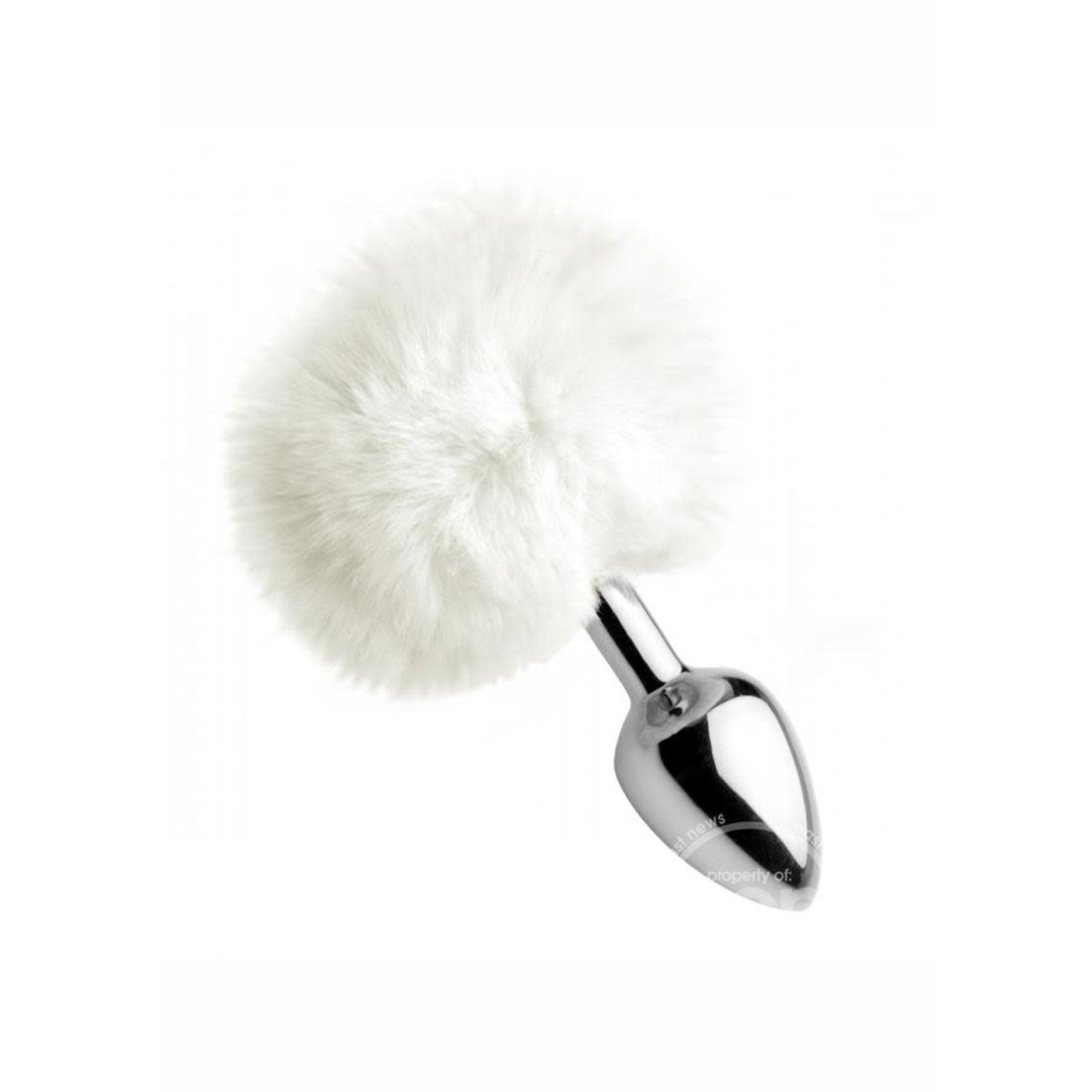 Tailz Fluffy Bunny Tail Anal Plug - White