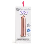 Sensuelle Nubii 15 Function Silicone Rechargeable Bullet - Rose Gold