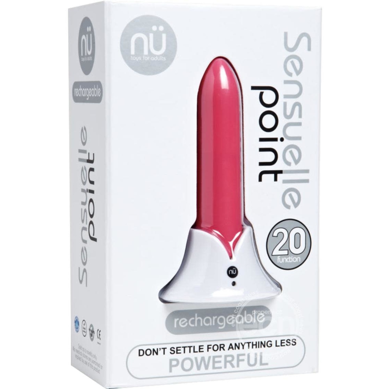 Nu Sensuelle Point Rechargeable Silicone Bullet - Pink