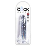 King Cock Dildo 6in - Clear