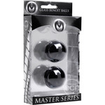 Master Series Jaded Glass Ben Wa Balls - Green