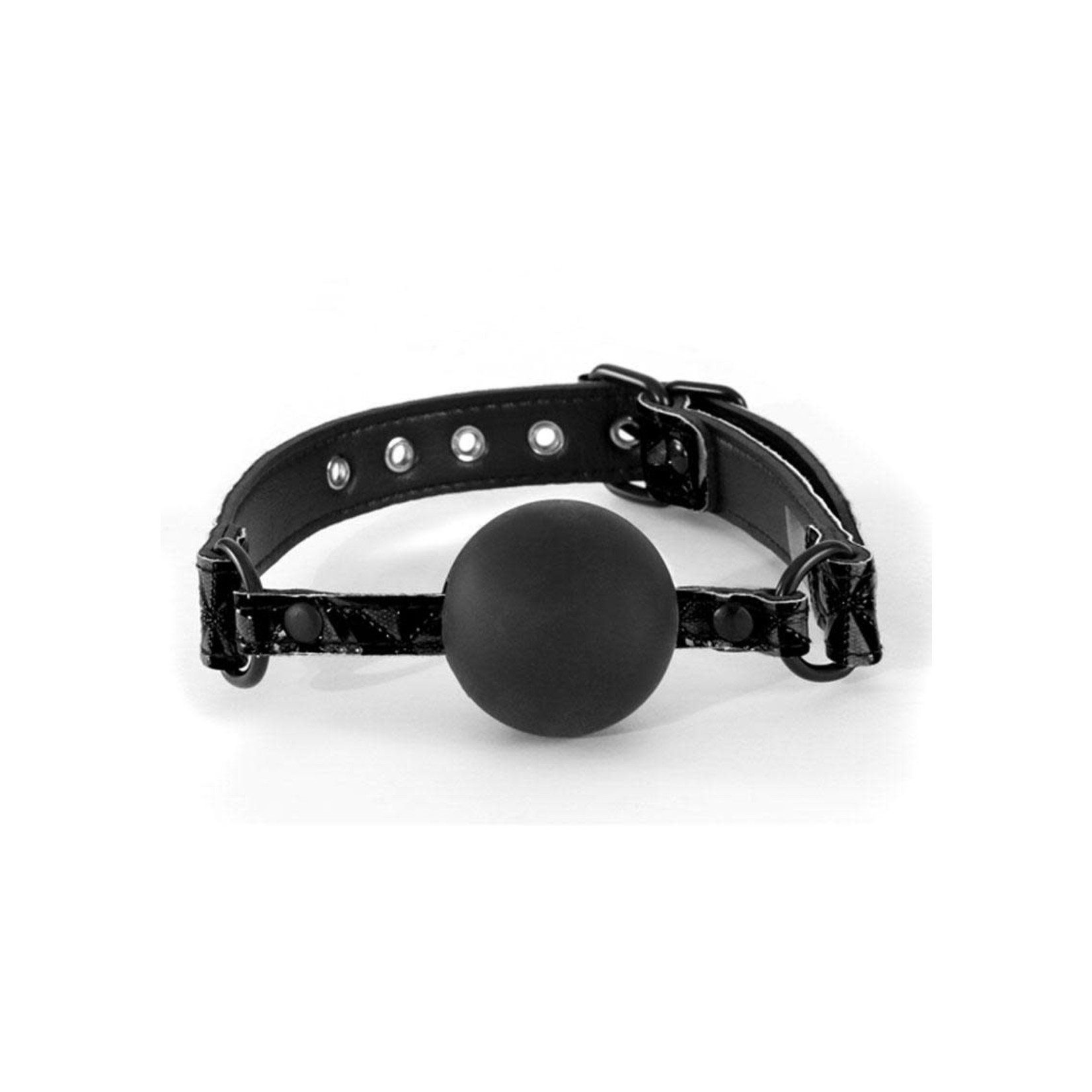 Sinful Silicone Ball Gag - Black