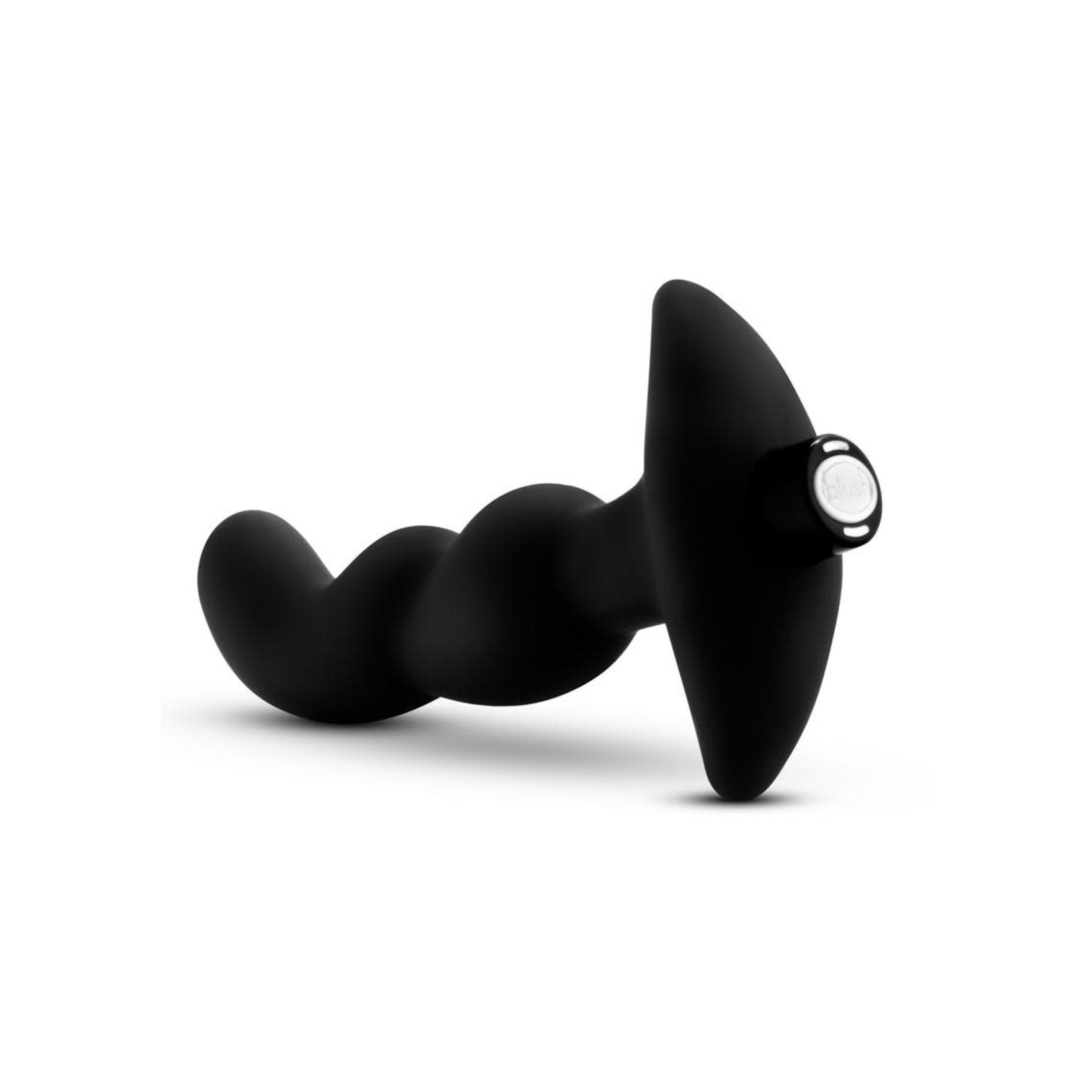 Anal Adventures Platinum Silicone Rechargeable Vibrating Prostate Massager 03 - Black