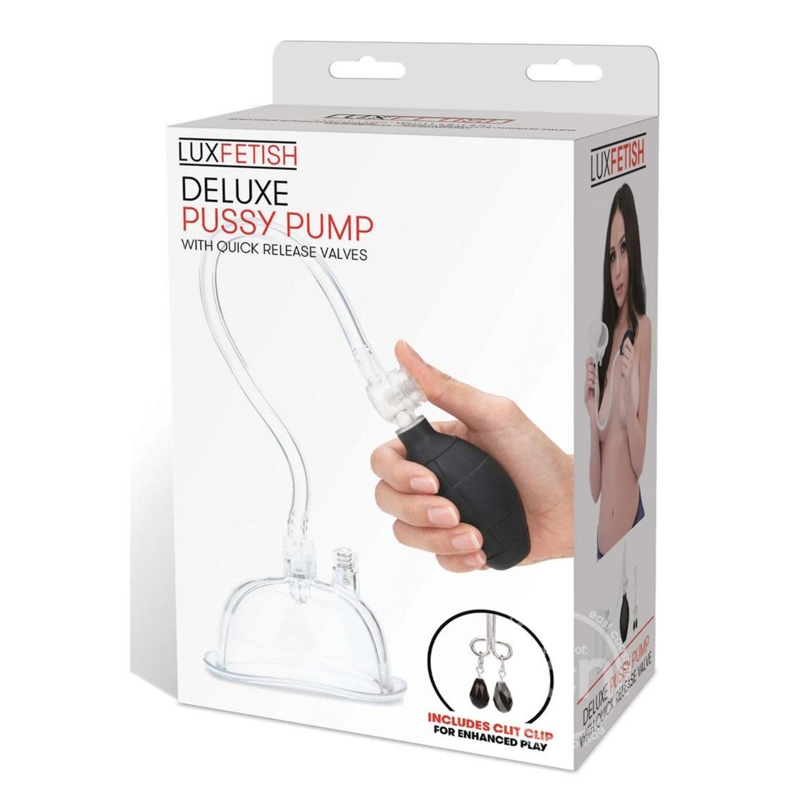 Lux F Deluxe Pussy Pump - Clear