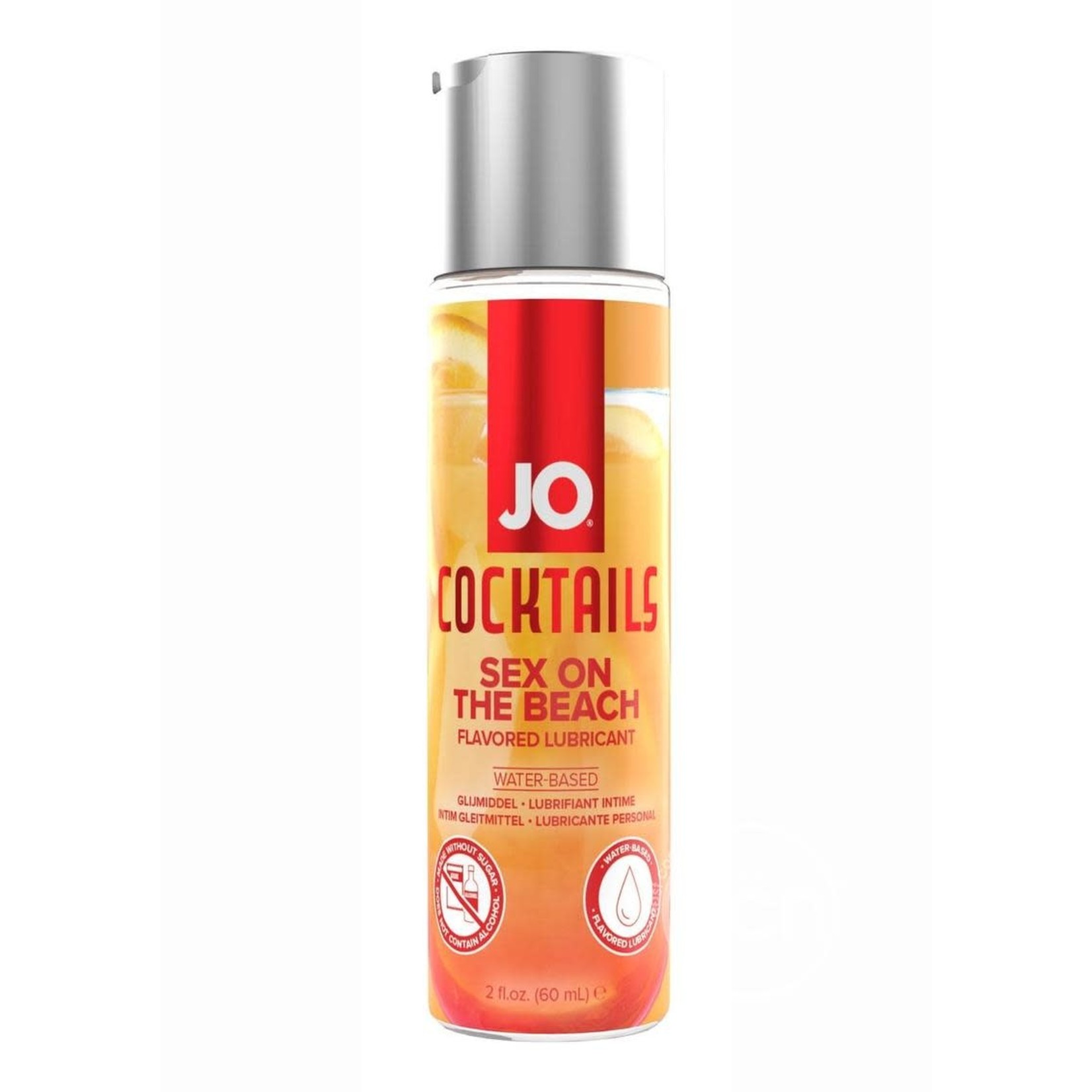 JO Cocktails Water Based Flavored Lubricant - Sex on the Beach 2oz