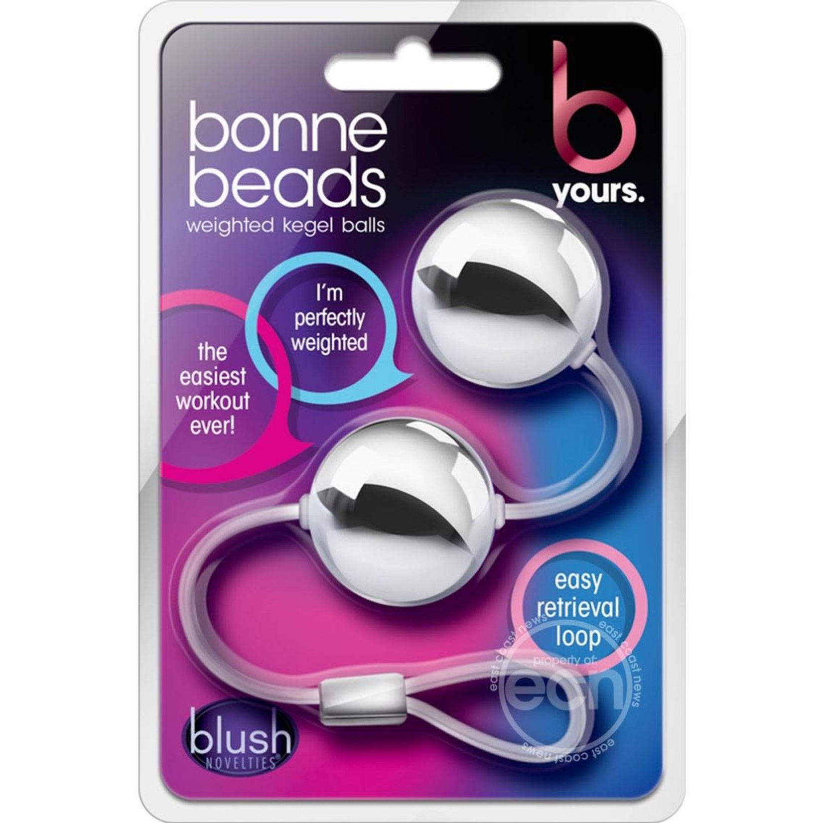 B Yours Bonne Beads Weighted Kegal Balls - Silver