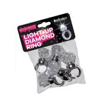 Bachelorette Party Light Up Diamond Ring 5 Per Pack