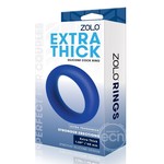 Zolo Extra Thick Silicone Cock Ring - Navy