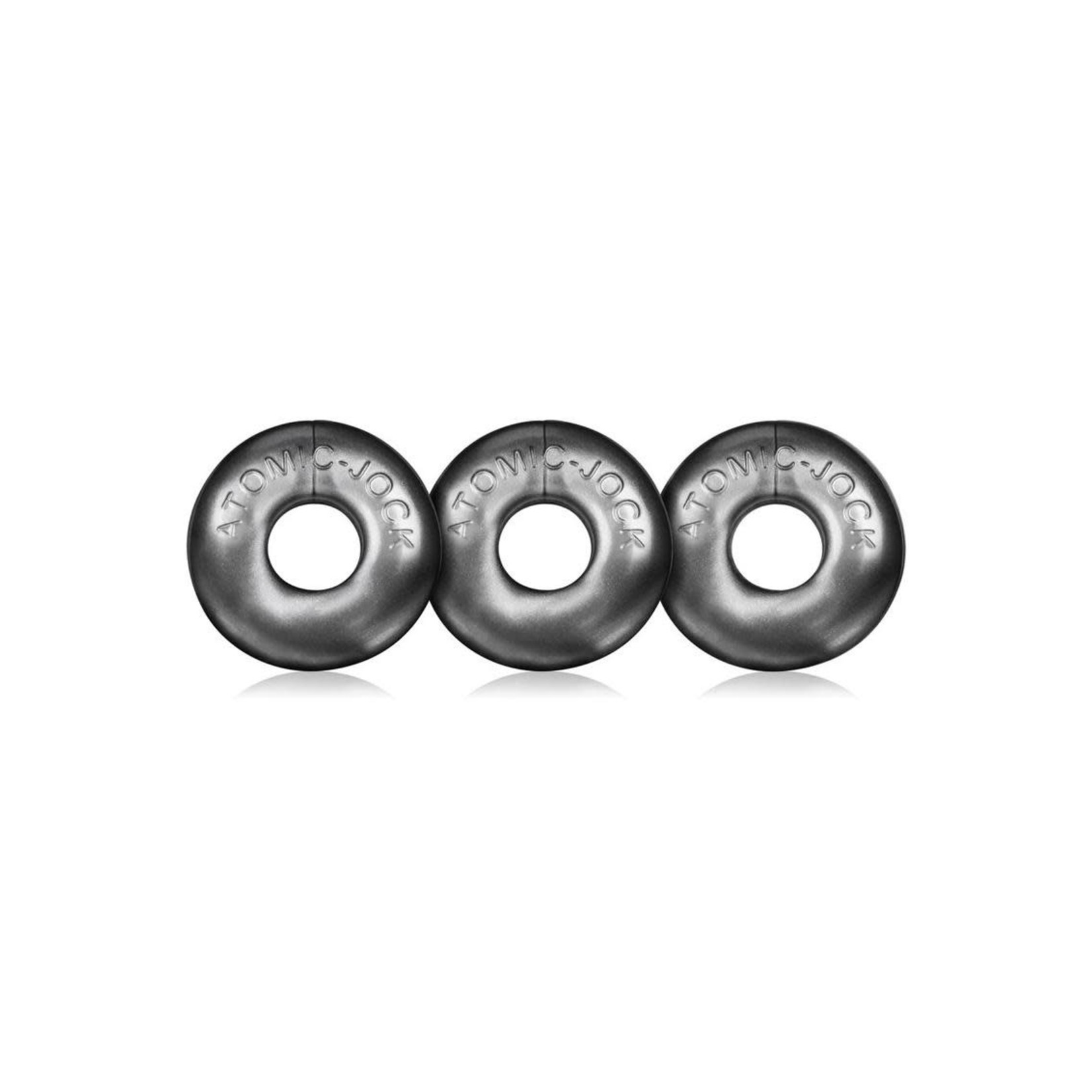 Oxballs Ringer Cock Rings (3 Pack) - Silver