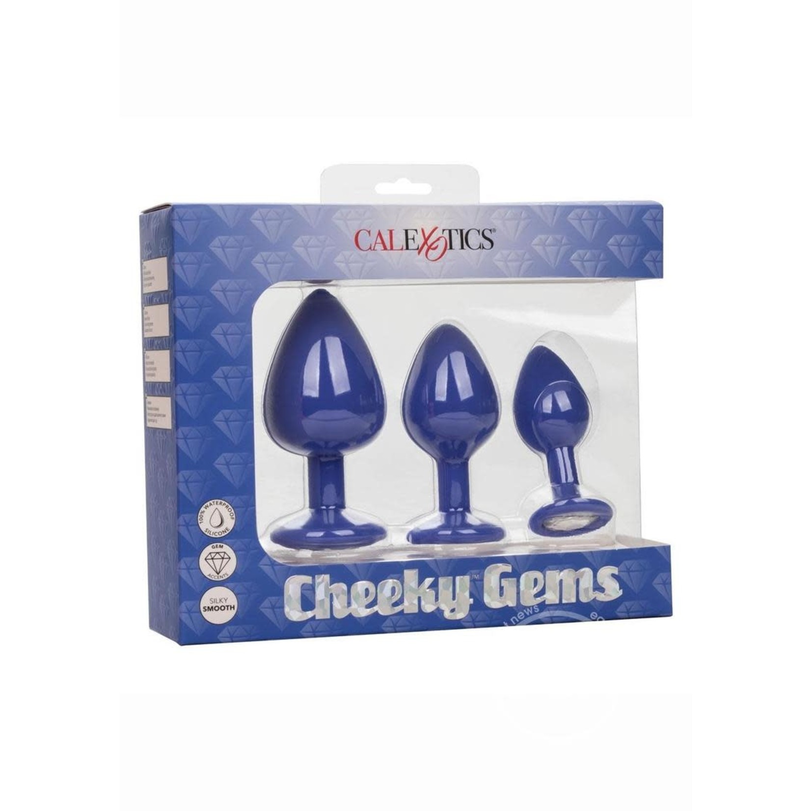 Cheeky Gems Silicone Anal Training Kit - Purple