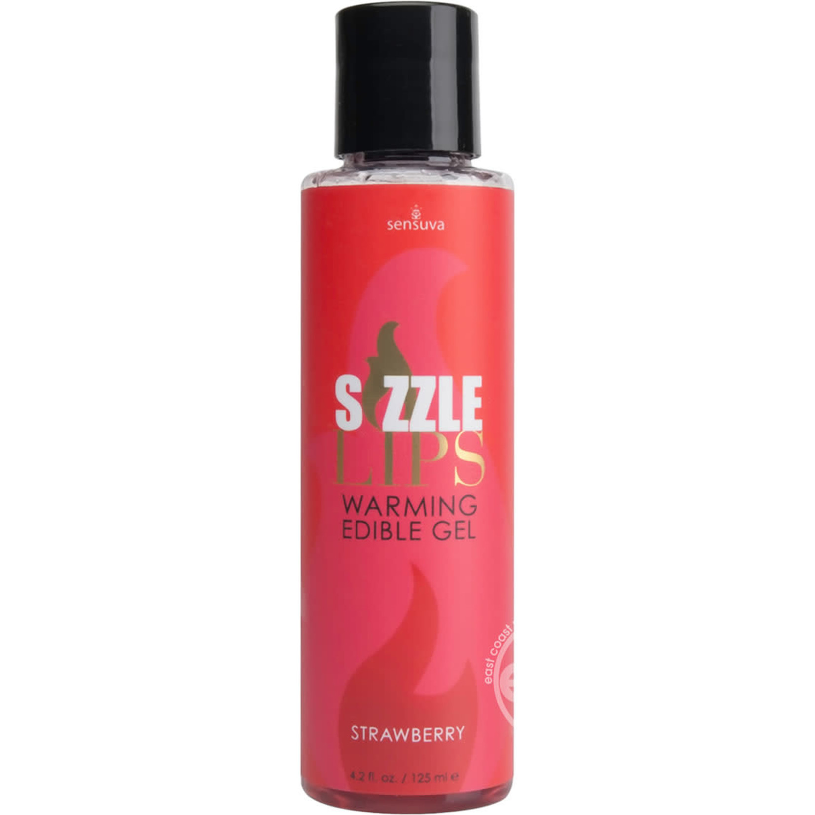 Sizzle Lips Strawberry Warming Gel 4.2 fl.oz. Bottle