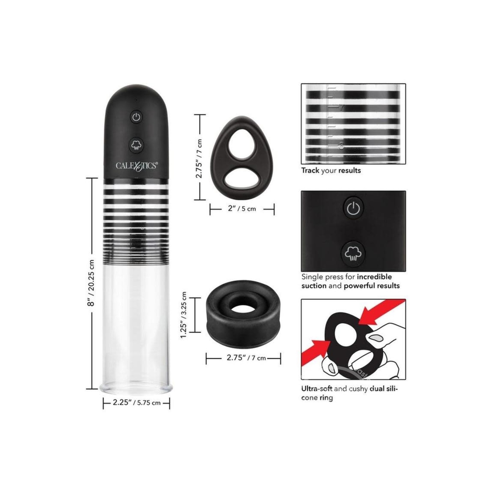 Optimum Series Rechargeable EZ Pump Kit - Black