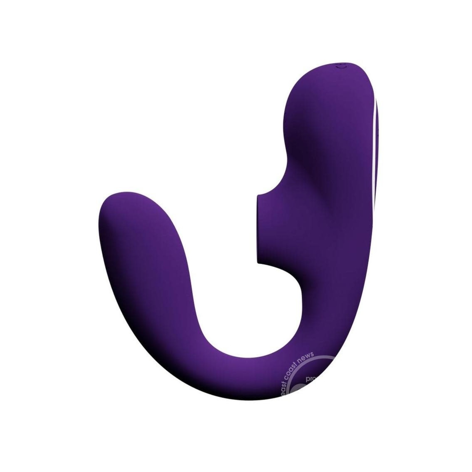 VeDO Suki Plus Rechargeable Silicone Dual Vibrator - Deep Purple