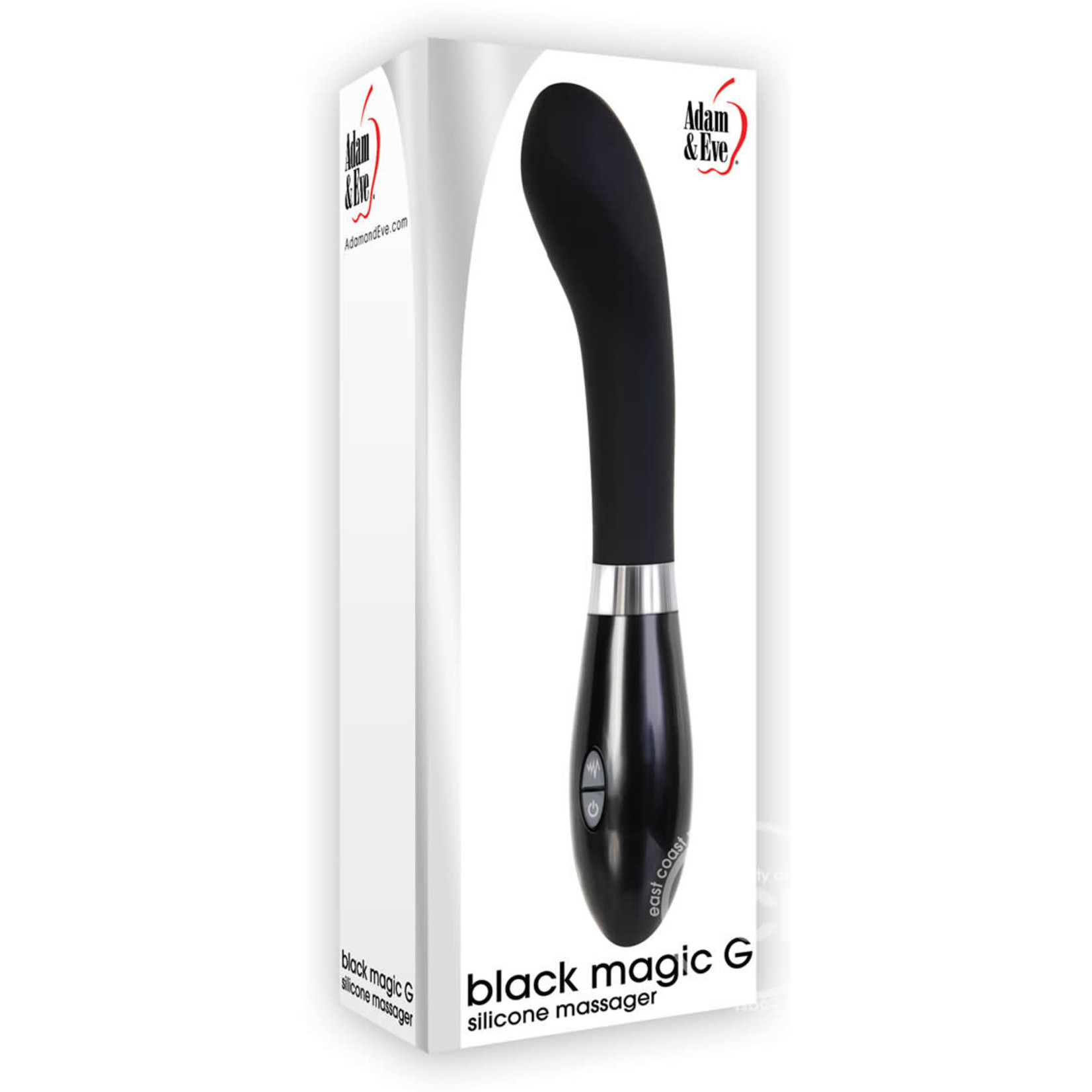 Adam & Eve Black Magic G Silicone Vibrator - Black