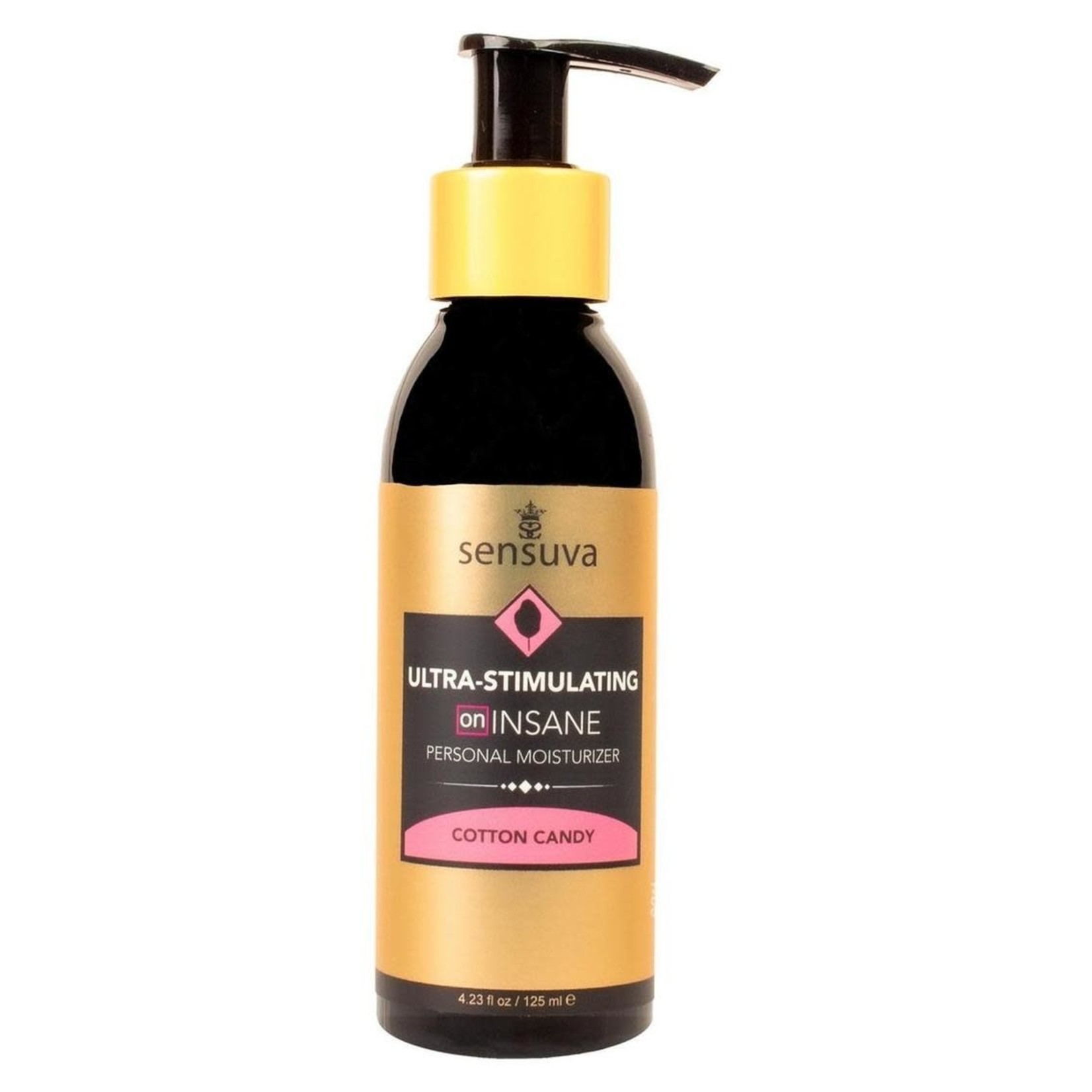 Sensuva Ultra Stimulating On Insane Cotton Candy Flavored Lubricant 4oz