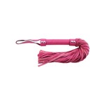 Rouge Short Leather Flogger - Pink