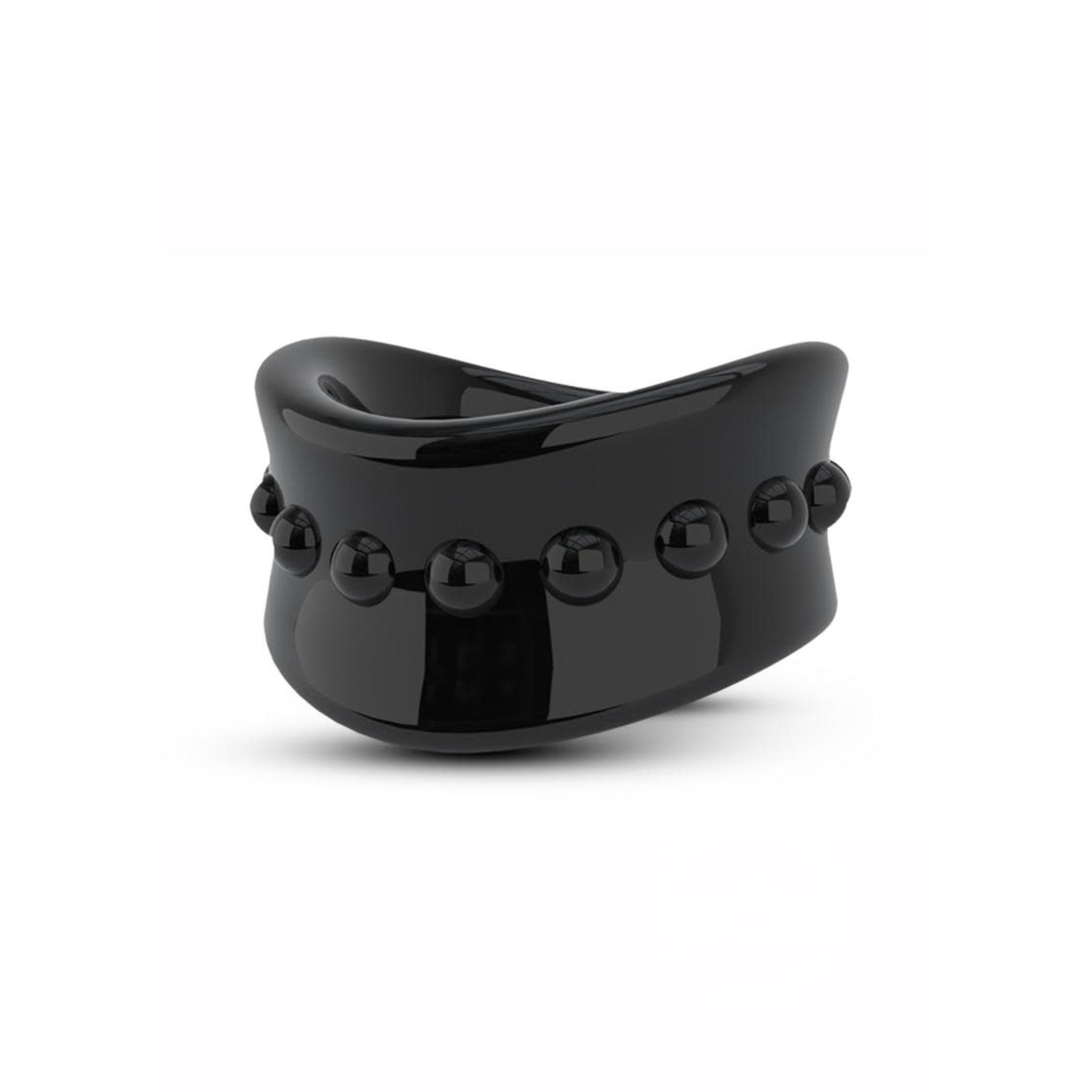Stay Hard Beef Ball Stretcher 1.5" Diameter-Black