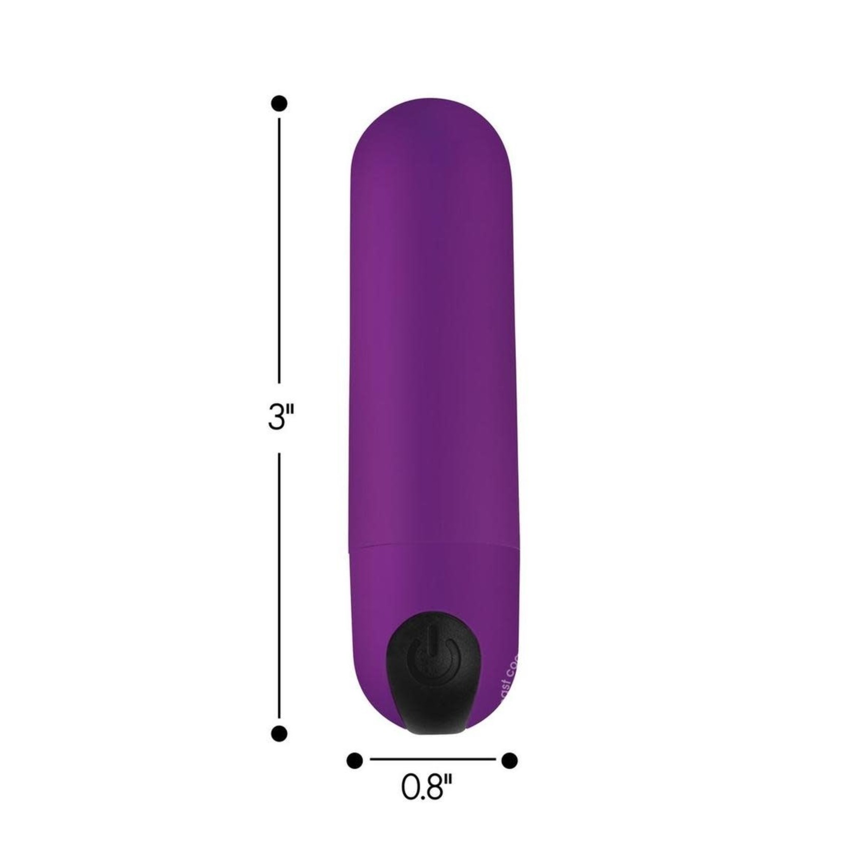 Bang! Vibrating Bullet with Remote Control - Purple