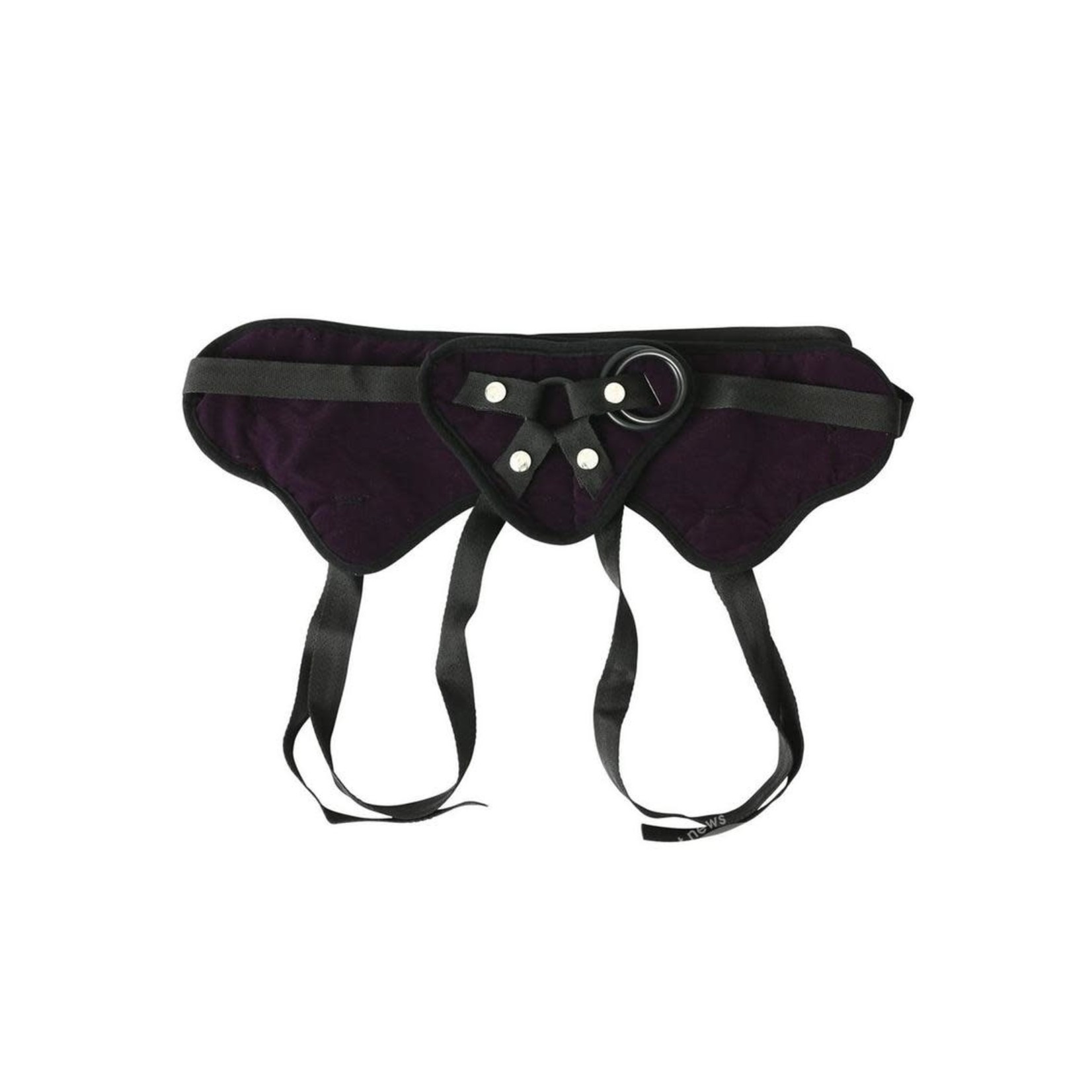 Sportsheets Curvy Collection Plush Adjustable Strap-On - Plus Size - Purple