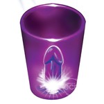 Light Up Cock Shot Glass - Purple