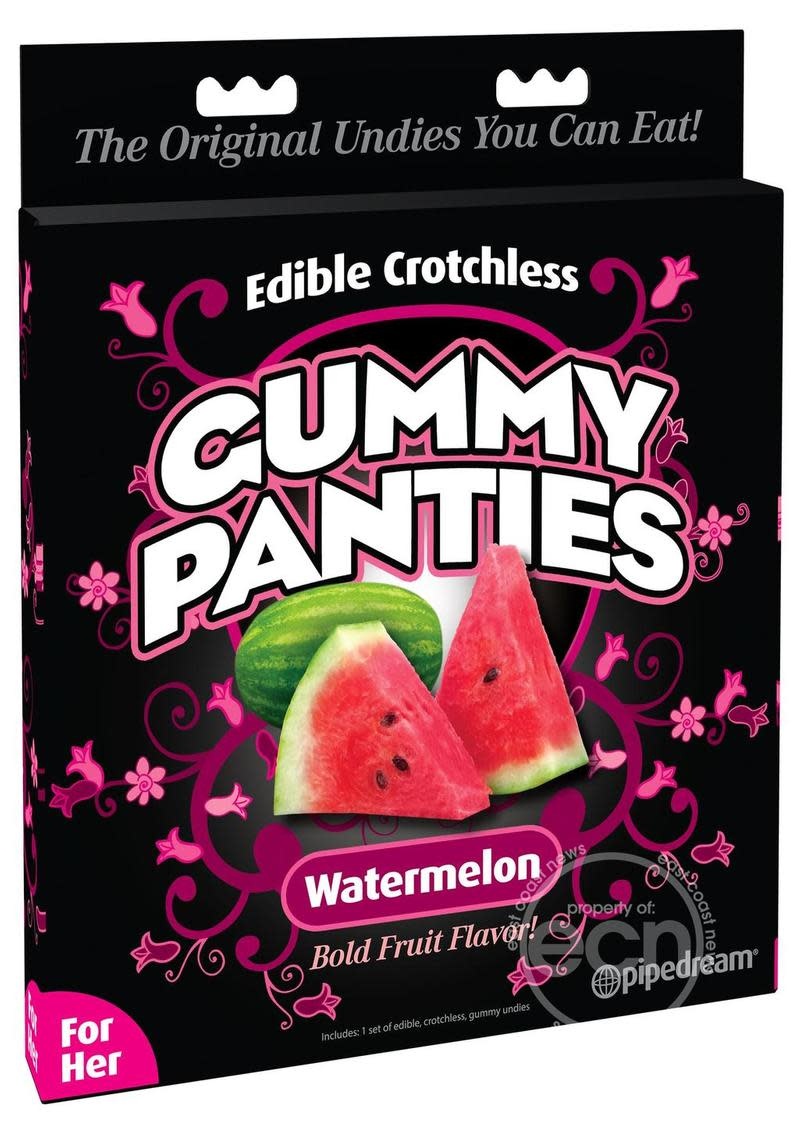 Edible Crotchless Gummy Panties Watermelon Frenzies