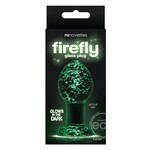 Firefly Glass Plug Butt Plug Glow In The Dark - Clear