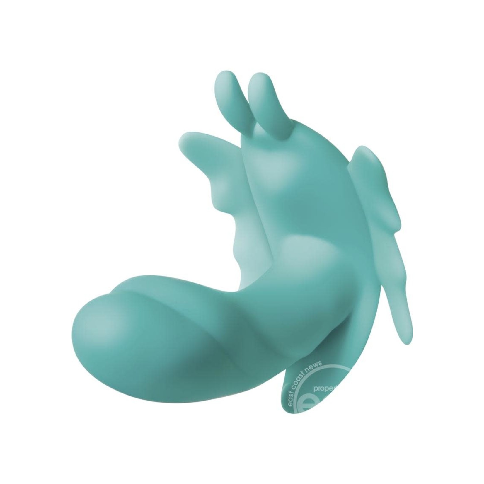 The Butterfly Effect Rechargeable Silicone Dual Motor Vibrator With Remote Control - Teal