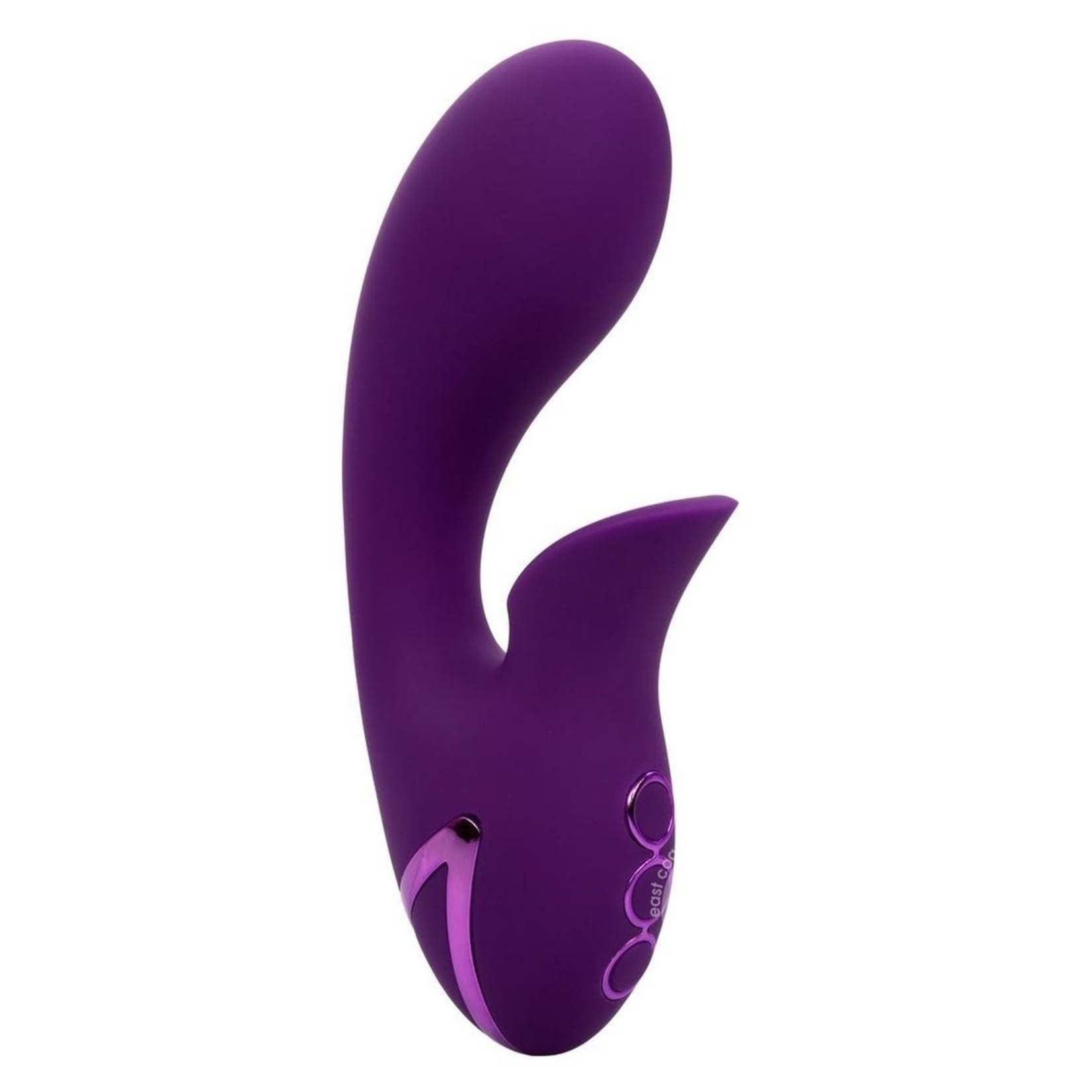 California Dreaming Huntington Beach Heartbreaker Rechargeable Silicone Stimulator - Purple