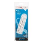 Reversible Texture Penis Extender and Masturbator - Clear