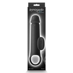 Renegade Brute Rechargeable Silicone Vibrating Penis Extention - Black