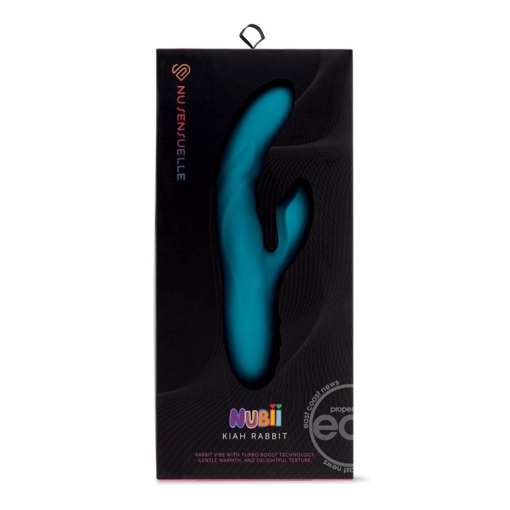 Nu Sensuelle Kiah Nubii Rechargeable Silicone Rabbit - Blue