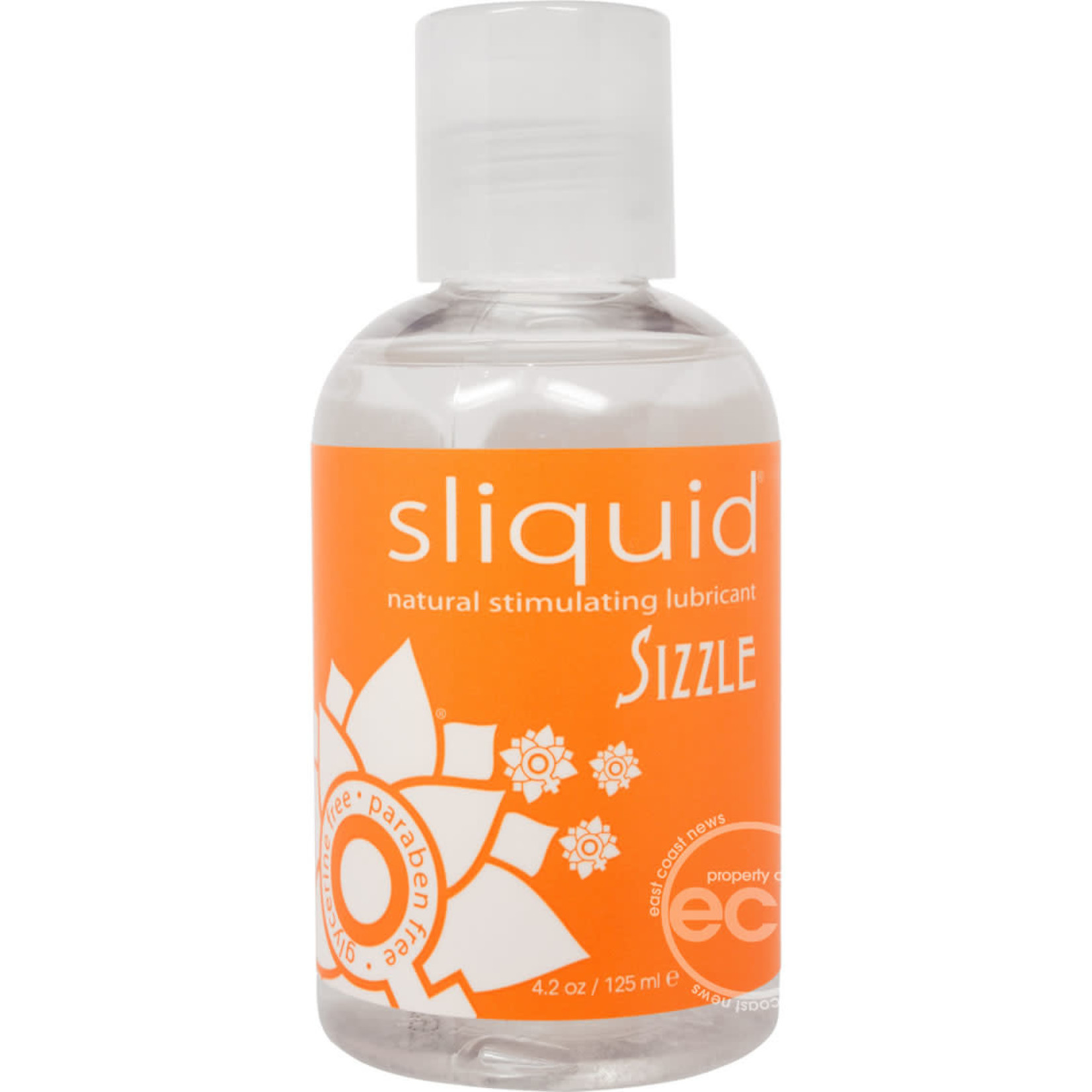 Sliquid Naturals Sizzle Warming Water Based Lubricant 4.2oz