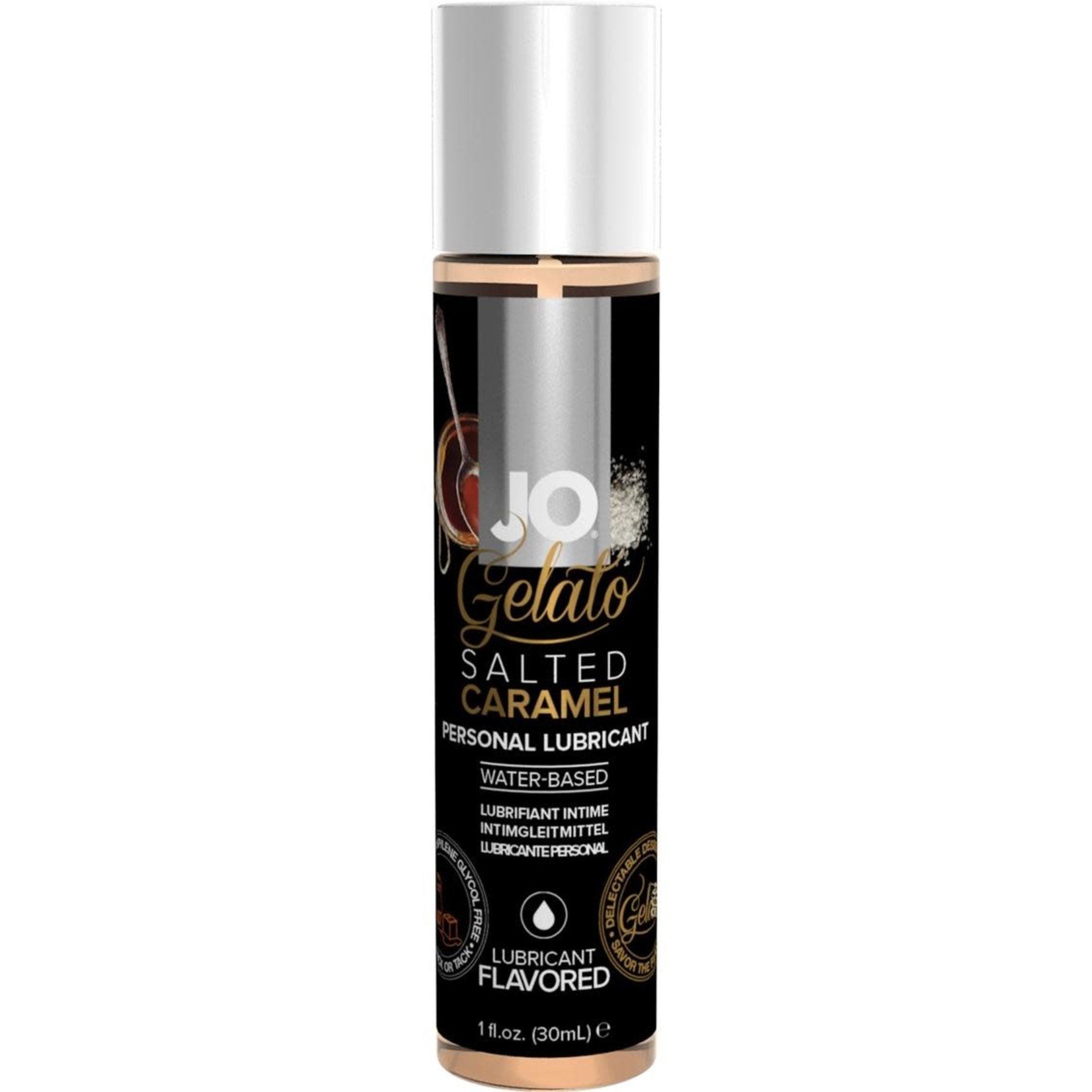 JO Gelato Water Based Flavored Lubricant Salted Caramel 1oz