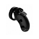 Man Cage Model 01 Male Chastity With Lock 3.5in - Black