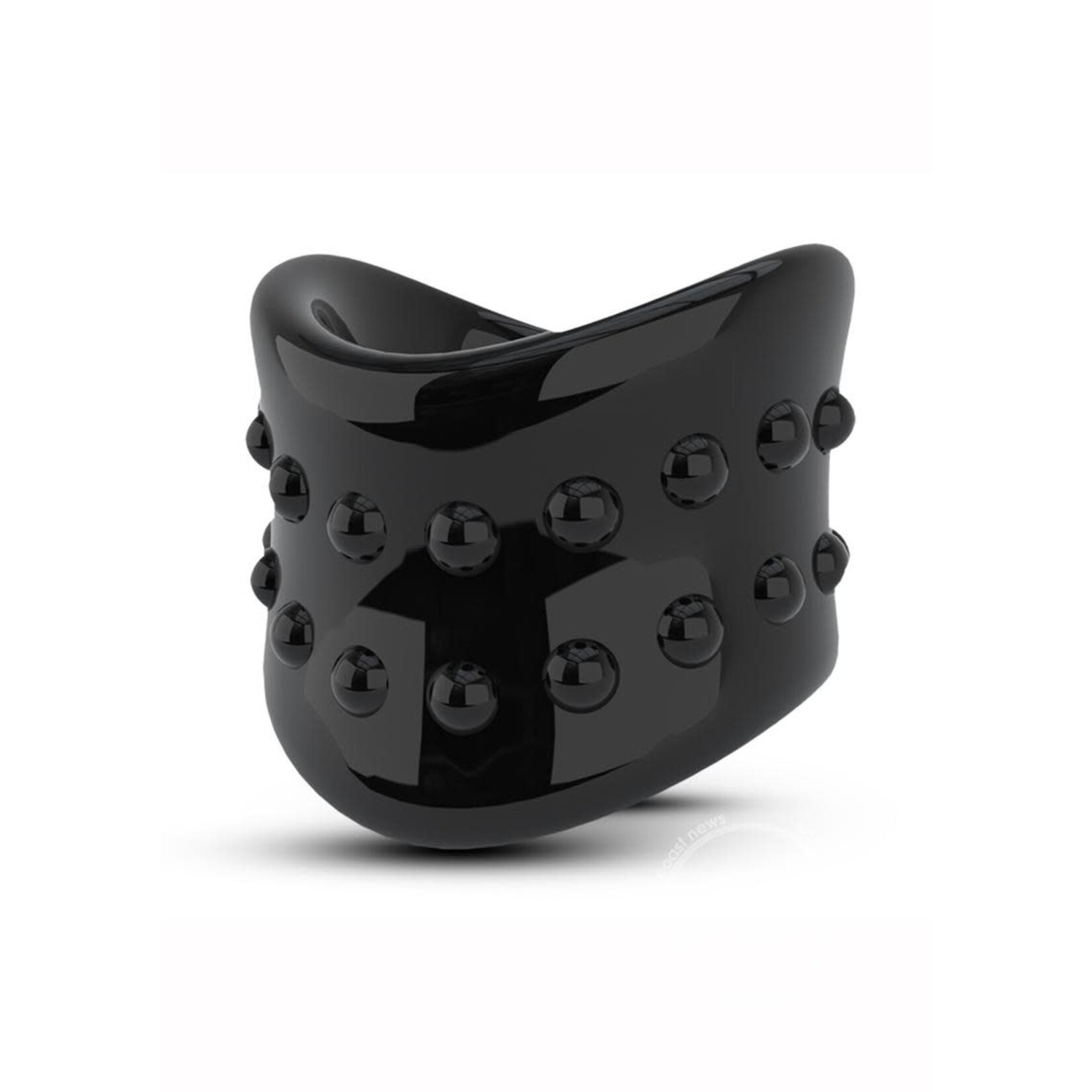 Stay Hard Beef Ball Stretcher X Long  1.5" Diameter-Black