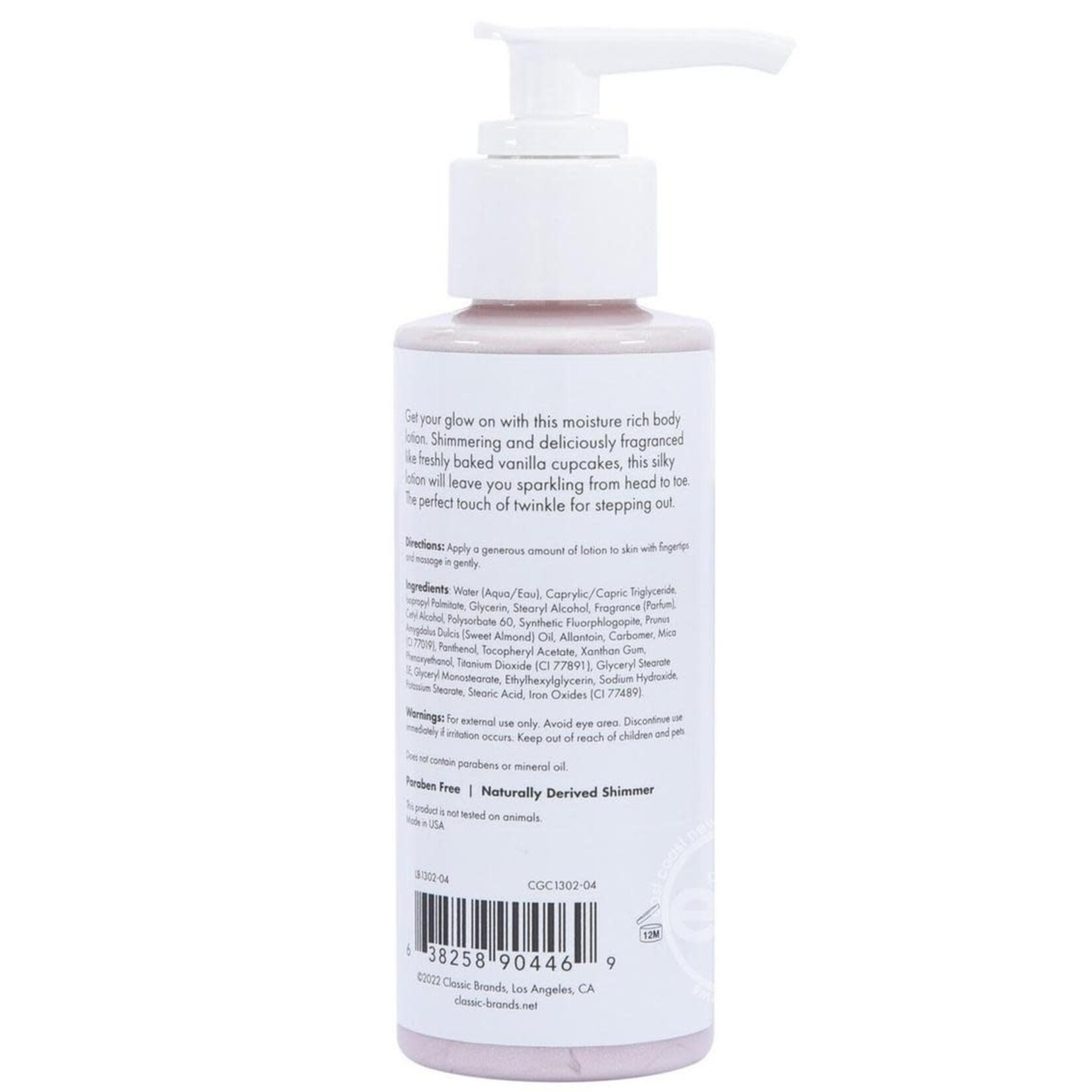 CG Glow Vanilla Cupcake Fragranced Shimmer Lotion - Pink