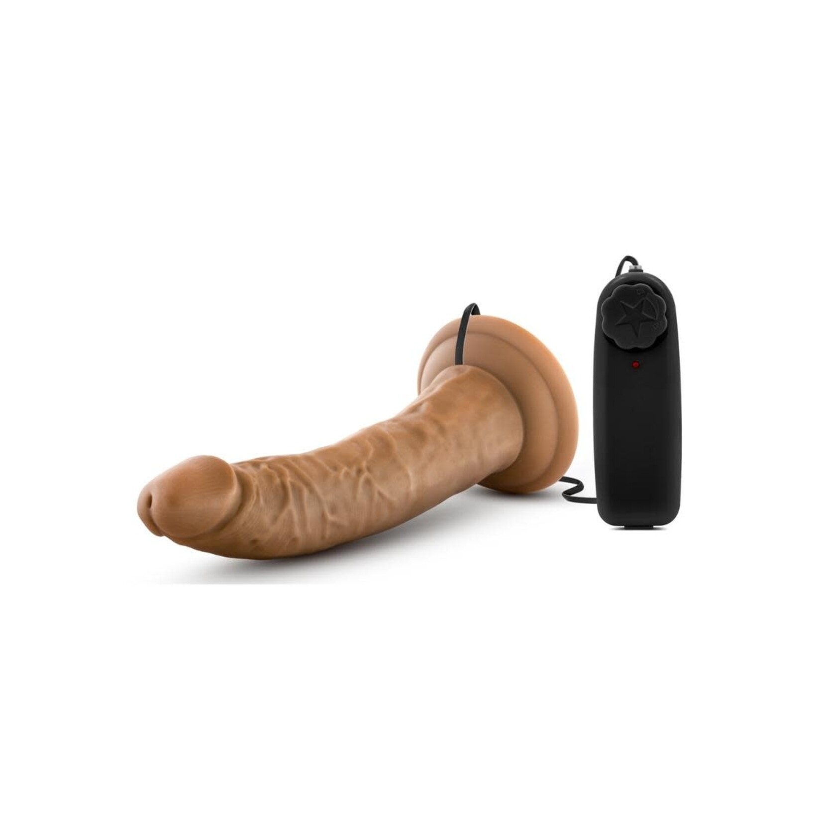 Dr. Skin Dr. Dave Vibrating Dildo with Suction Cup 7in - Caramel