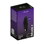 We-Vibe Moxie+ Wearable Rechargeable Silicone Panty Vibe Clitoral Stimulator with Remote - Black