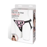 Lux Fetish Pretty In Pink Strap-On Harness Adjustable