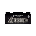 Renegade Ribbed Sleeve Penis Extender - Clear