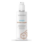 Wicked Simply Water Based Flavored Lubricant 4oz - Brown Sugar