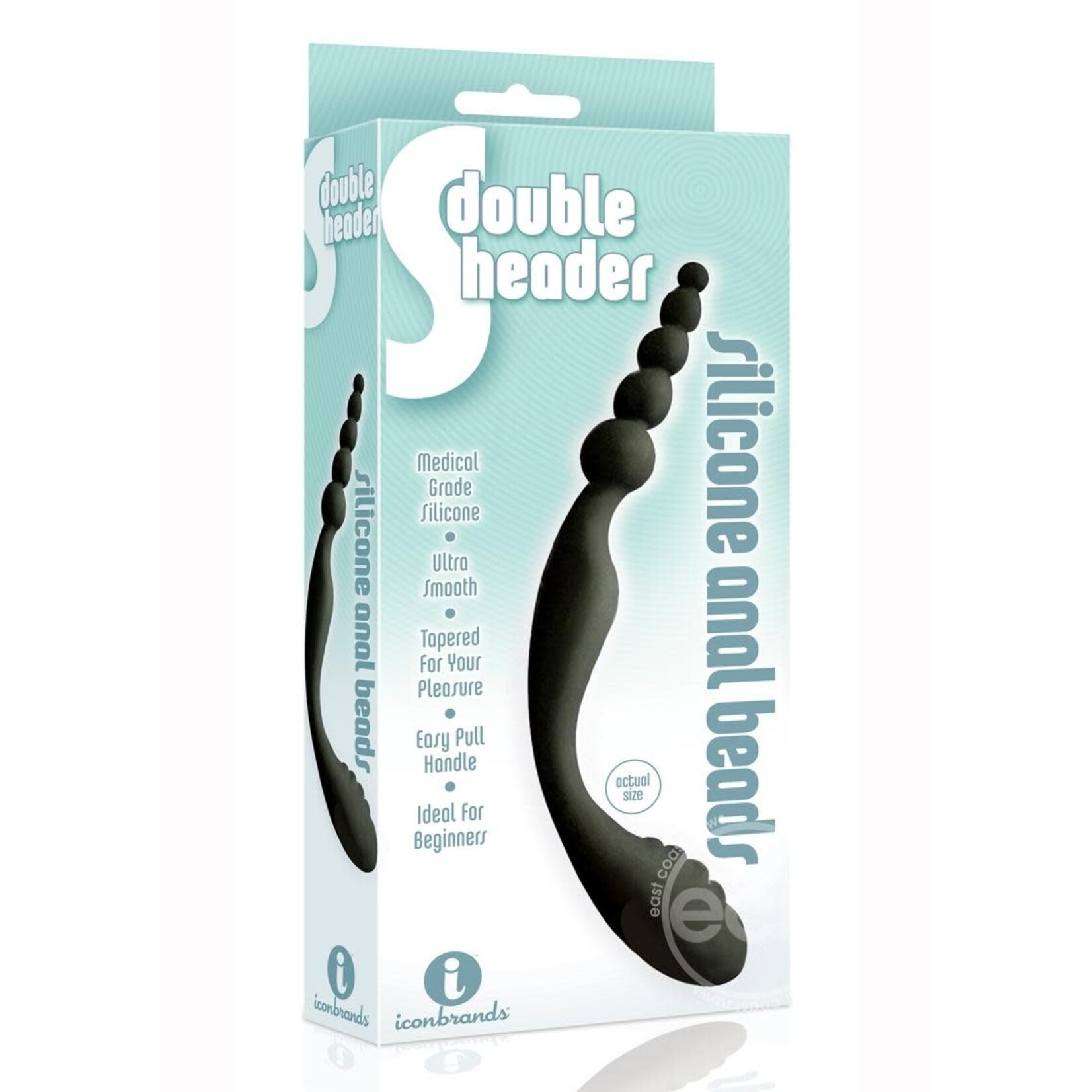The 9's S-Double Header Double Ended Silicone Anal Beads