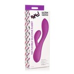 Bang! 10X Flexible Rechargeable Silicone Rabbit - Purple