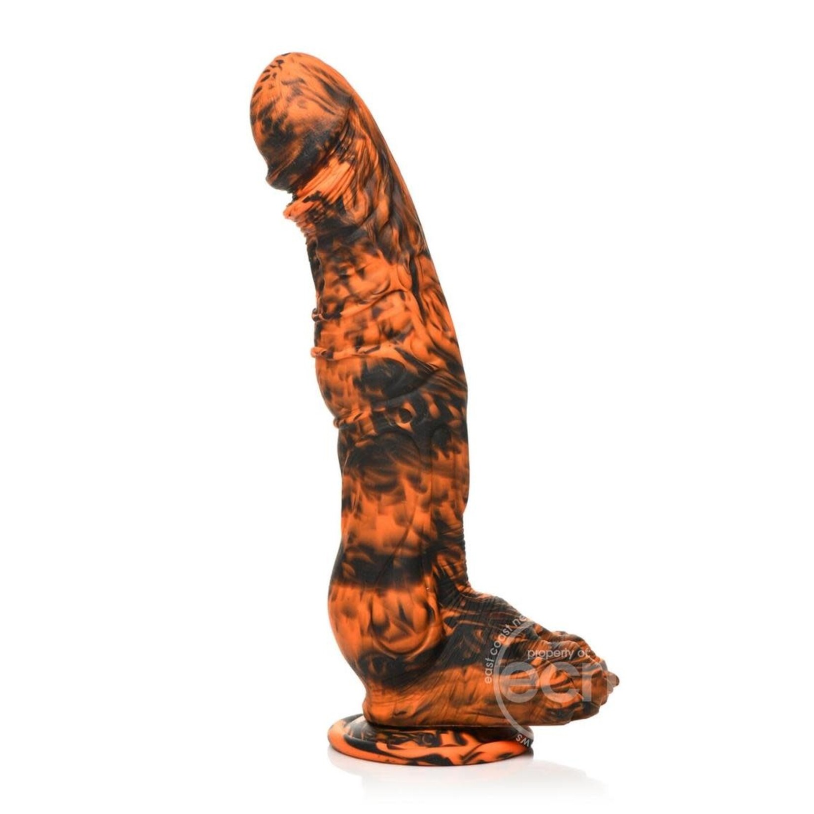 Creature Cocks Sabertooth Silicone Dildo - Orange/Black