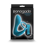 Renegade Slingshot II Rechargeable Silicone Cock Ring & Prostate Plug with Remote Control - Teal