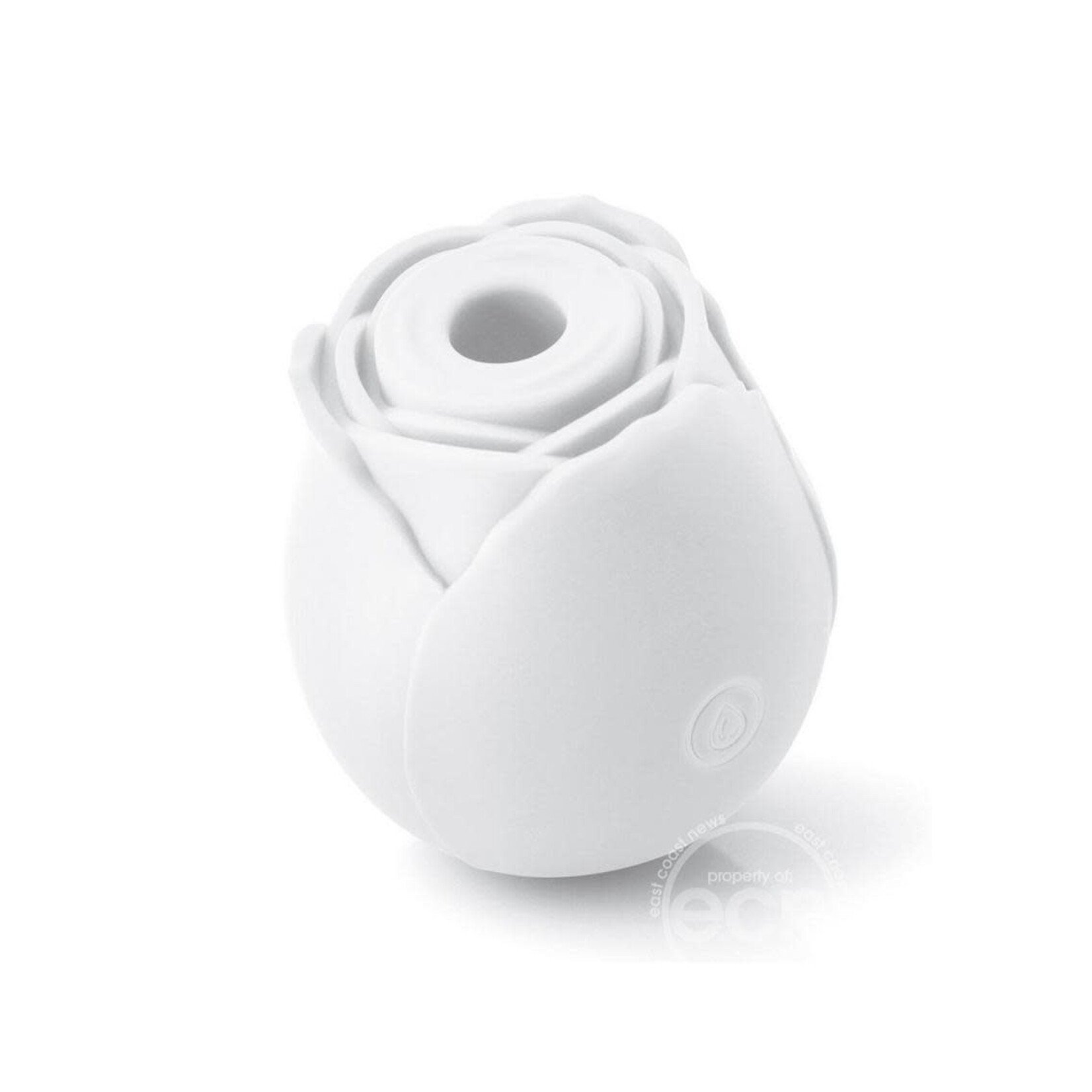 Inya The Rose Silicone Rechargeable Glow in the Dark Clitoral Stimulator - White