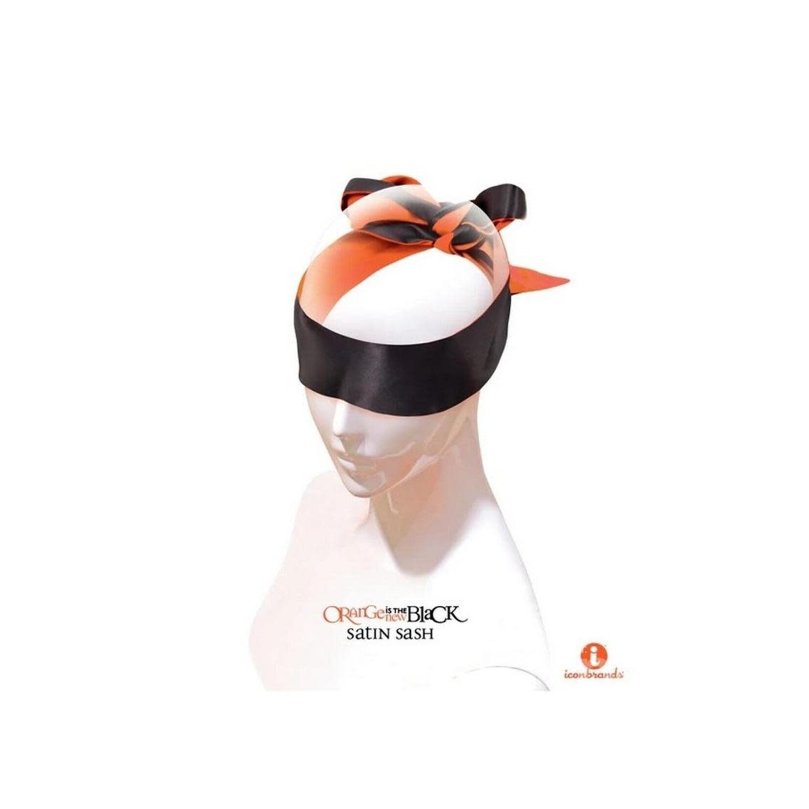 Orange Is The New Black Satin Sash Reversible Blindfold/Restraint