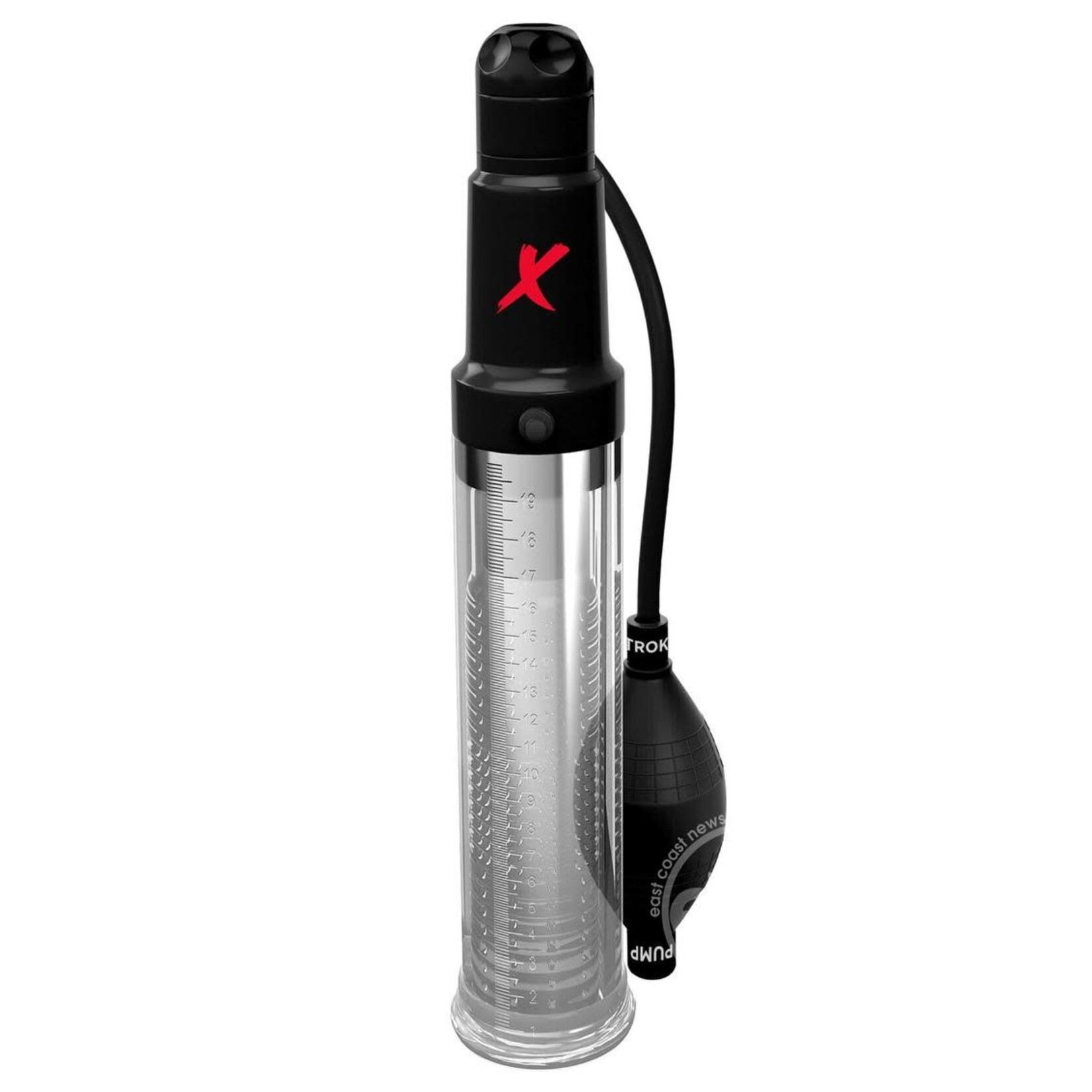 Pipedream Extreme Elite Suck-N-Pump Masturbator - Clear/Black