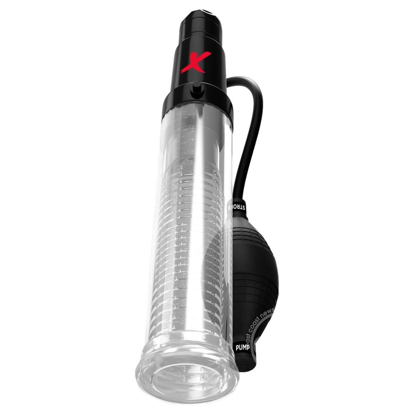 Pipedream Extreme Elite Suck-N-Pump Masturbator - Clear/Black