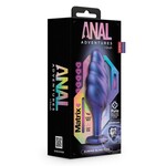 Anal Adventuers Matrix Bumped Bling Silicone Plug - Sapphire